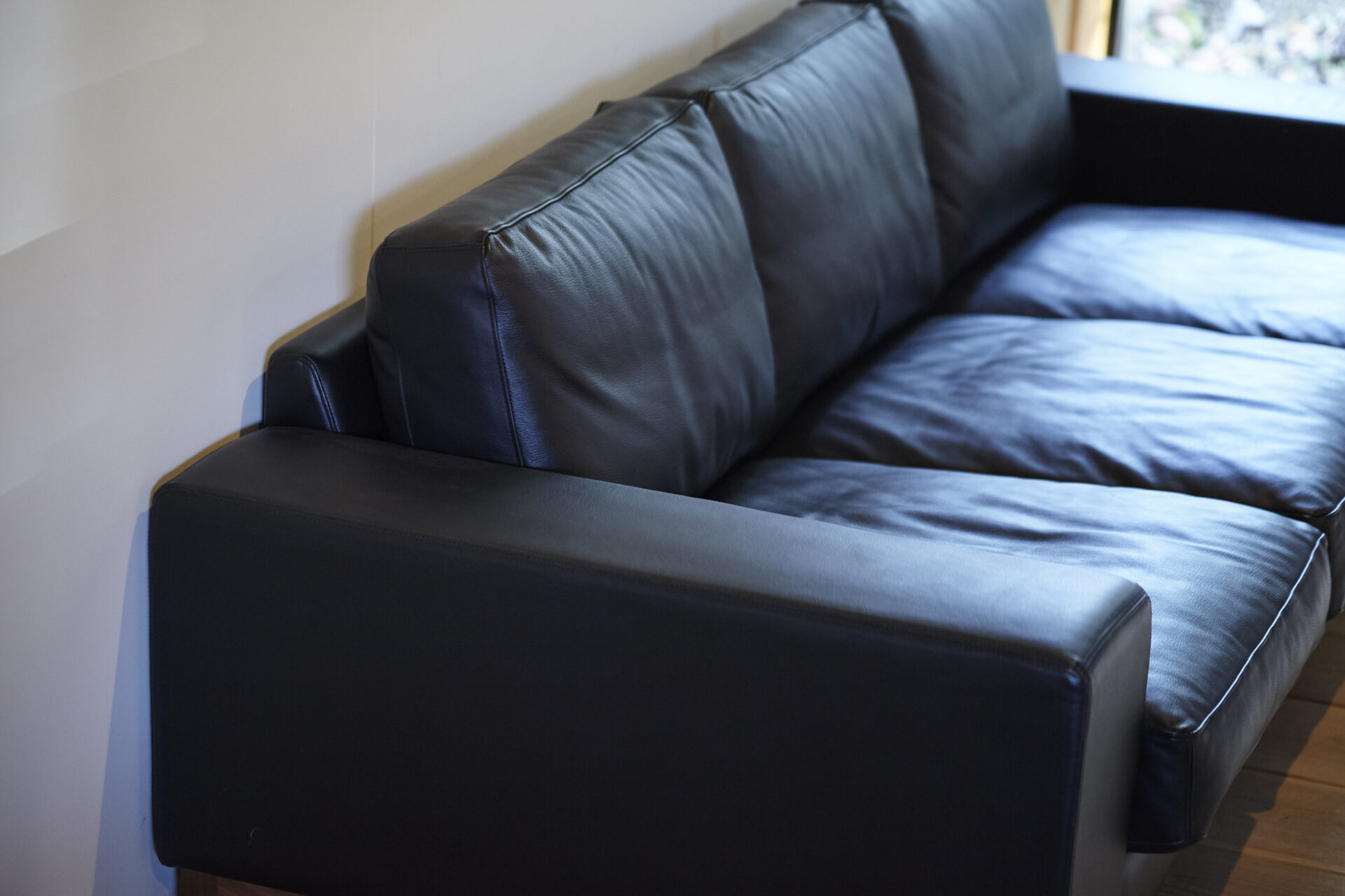 FLOW sofa 3p | フロー 3人掛けレザーソファ | ASHIMONO