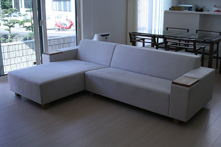 長崎県K様のコーディネート｜COMBO corner sofa + barco table + ibiza arm chair