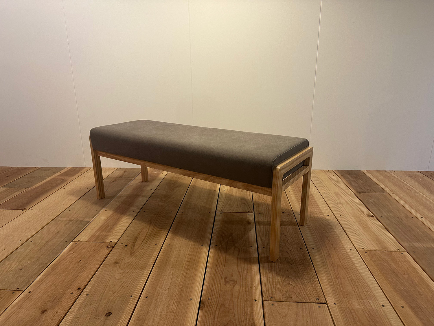 【現品限り・開梱設置なし】ballena bench 1200 バレナベンチ（ホワイトアッシュ１）