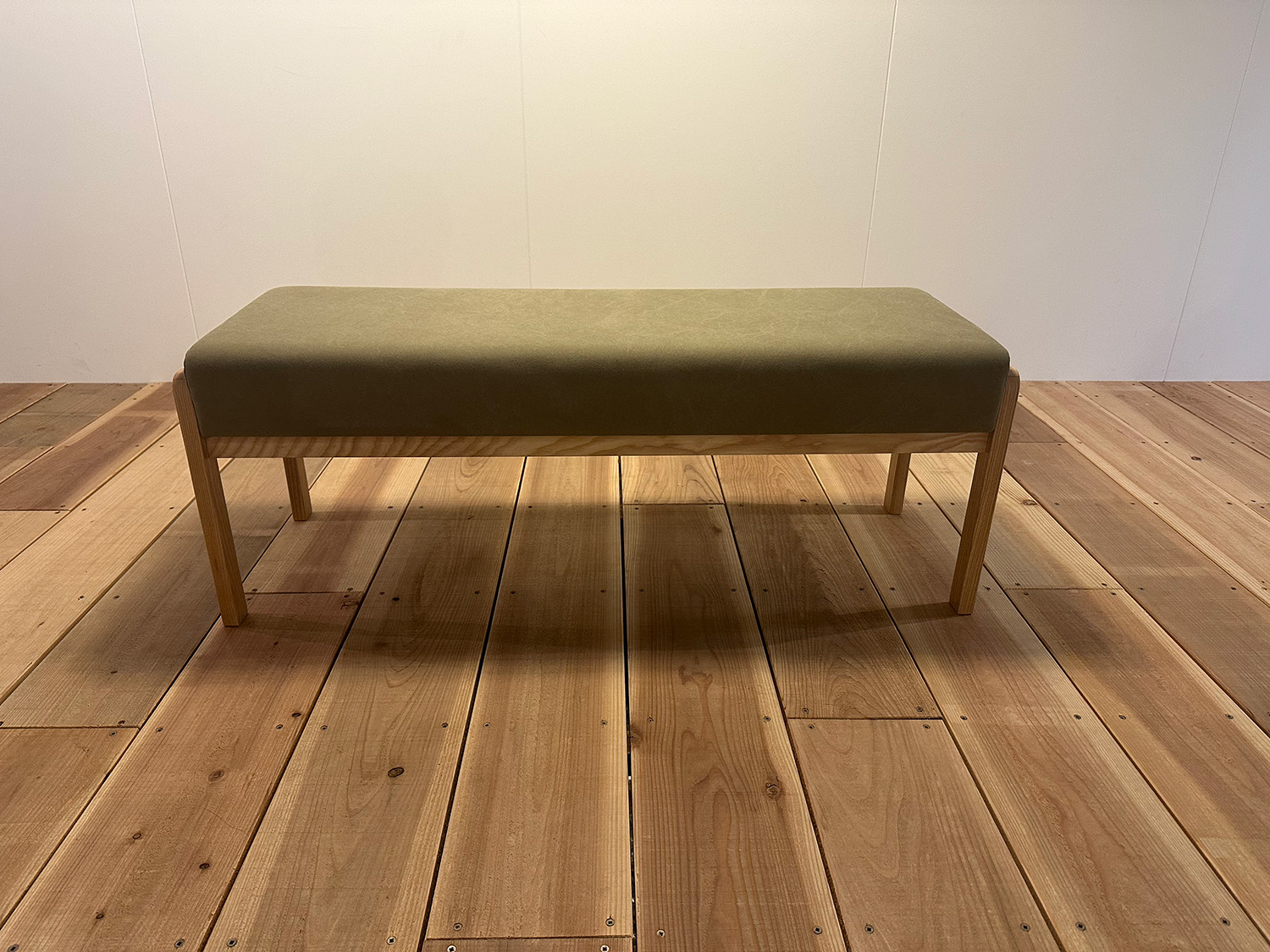 【現品限り・開梱設置なし】ballena bench 1200 バレナベンチ（ホワイトアッシュ２）