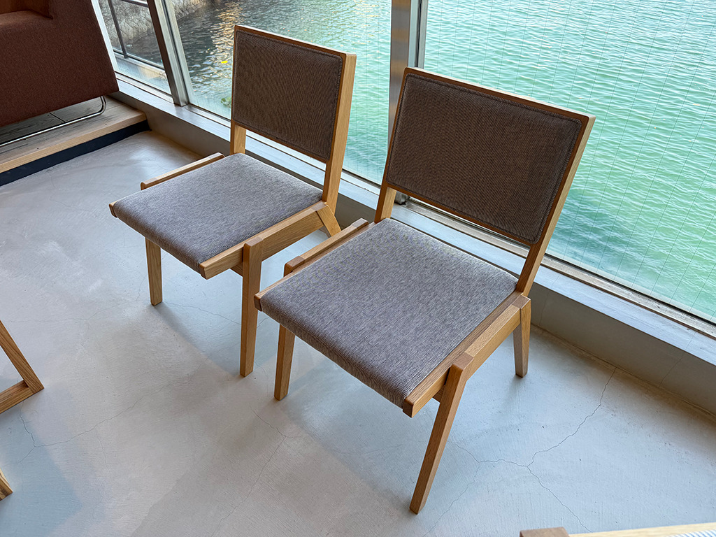 【現品限り・開梱設置なし】tack stacking chair・二脚セット タック・スタッキングチェア（オーク）